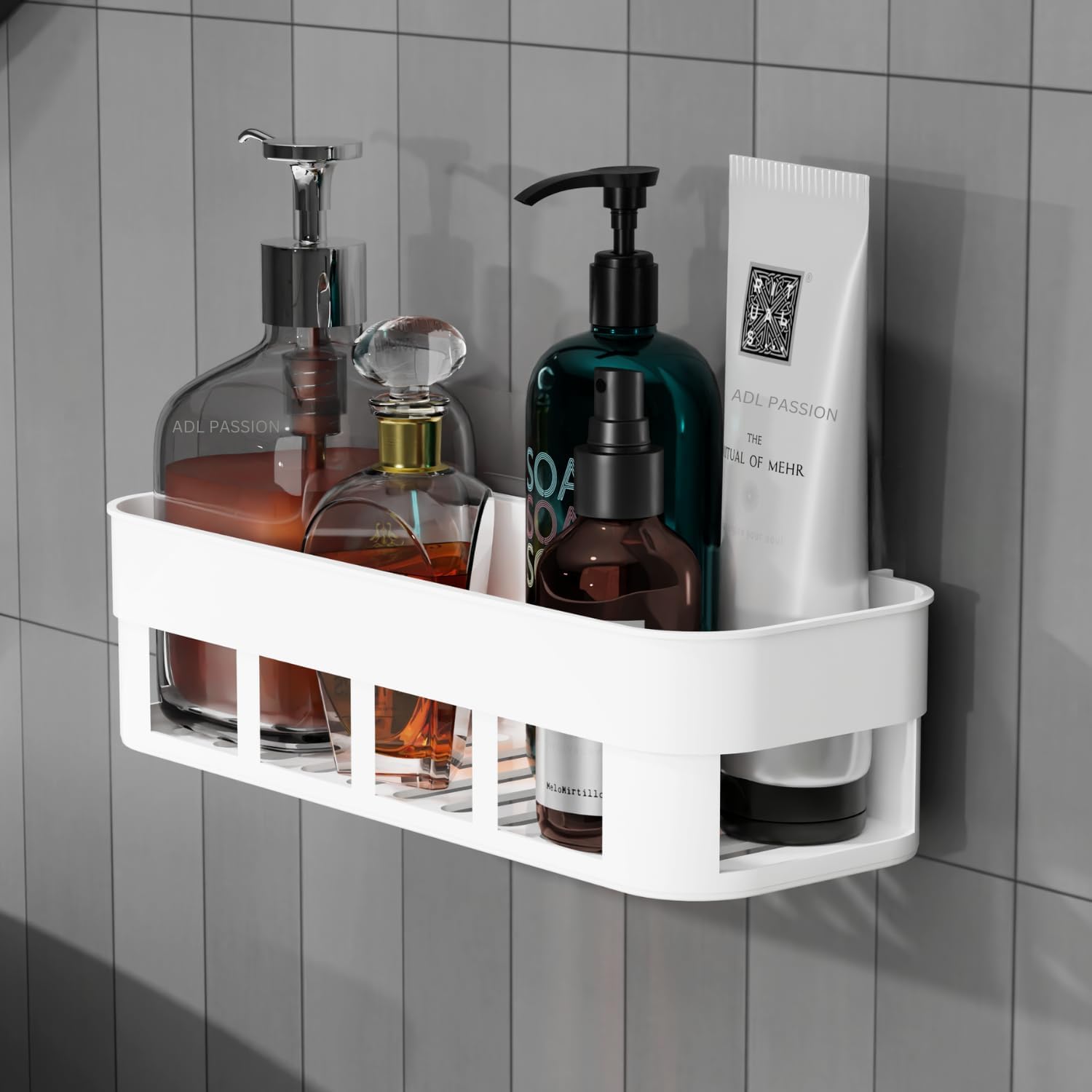 Wall-Mounted Bathroom Shelf Organizer (Pack of 3)