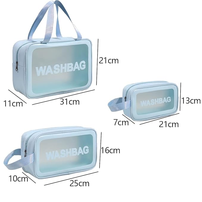 Wash Bag Pouch Set of 3 - Image 4