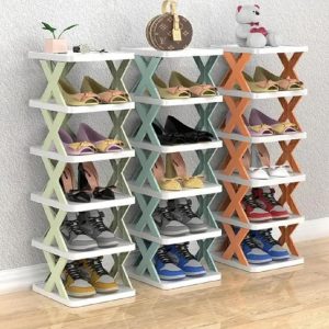 6-Layer Foldable Shoe Rack Organizer