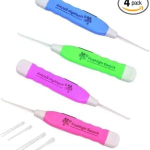 Baby Safe LED Flashlight Earpick Set 4 Pcs