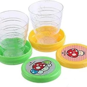 Folding Collapsible Magic Cup Set of 2 Pcs
